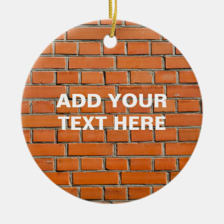 Brick Wall Ceramic Tree Decoration