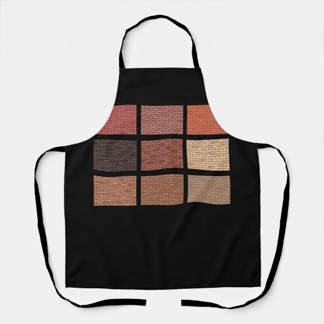 Brick Wall Construction Masonry Building Mason Bui Apron (Front)