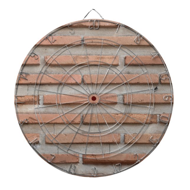 Brick wall dartboard (Front)