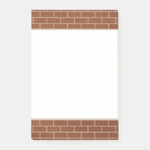 Brick Wall Design Post-it Notes