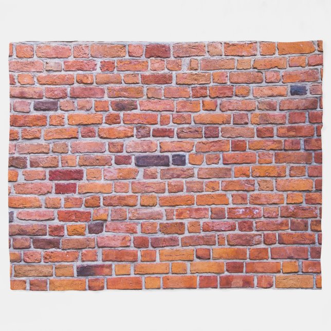 BRICK WALL FLEECE BLANKET (Front (Horizontal))