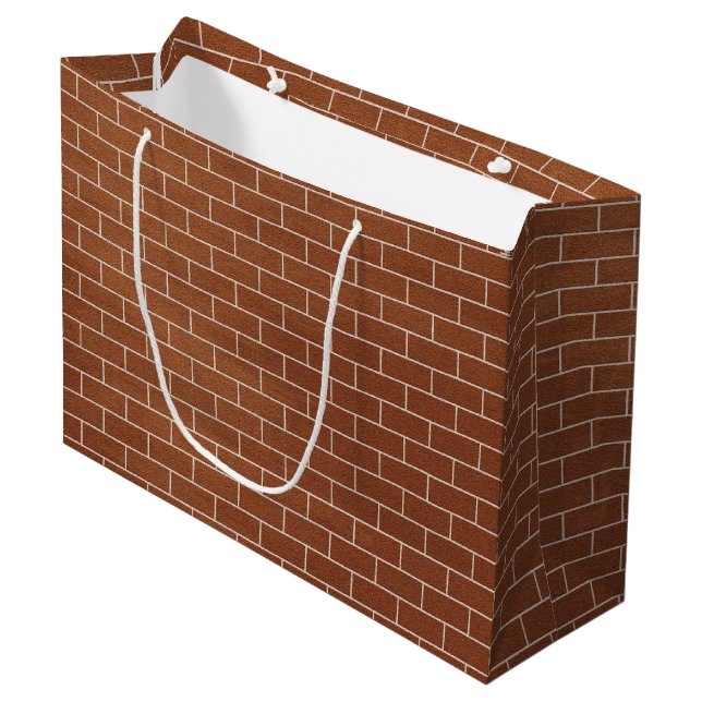 Brick Wall Gift Bag (Front Angled)