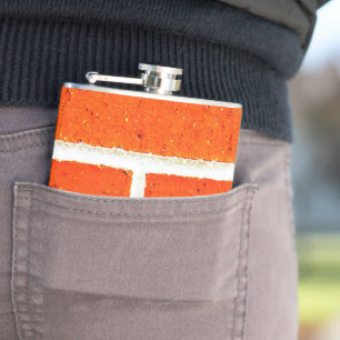 Brick Wall Hip Flask