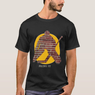 Brick Wall Hockey Goalie T-Shirt