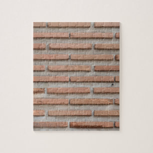 Brick wall jigsaw puzzle