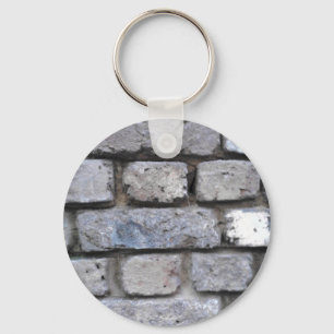 Brick wall key ring