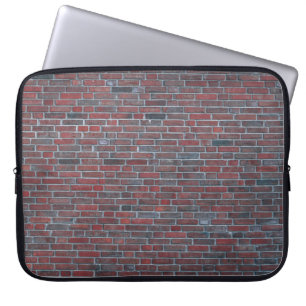 Brick wall laptop sleeve