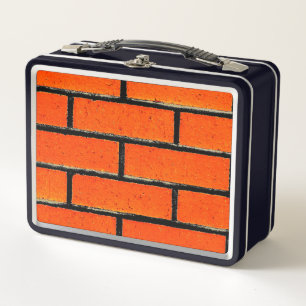 Brick Wall Metal Lunch Box