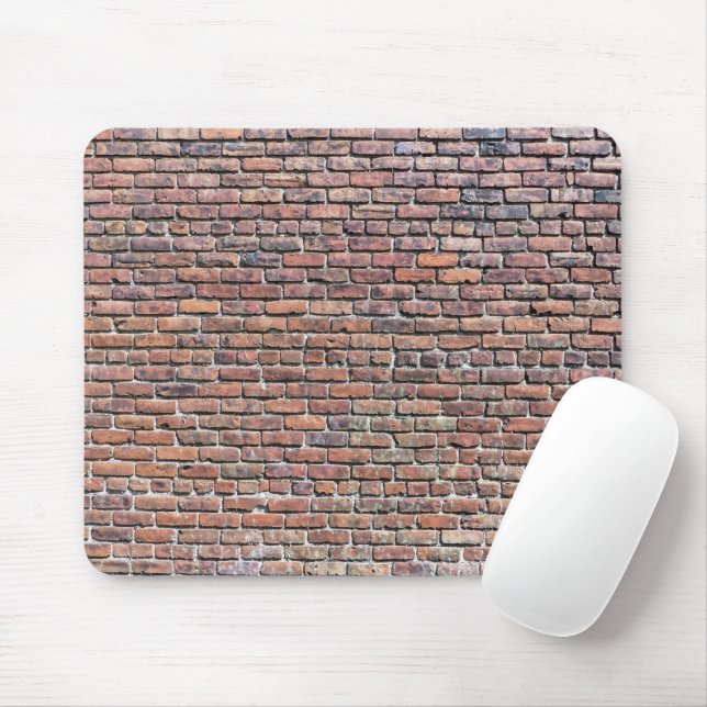 Brick Wall Mouse Mat (With Mouse)