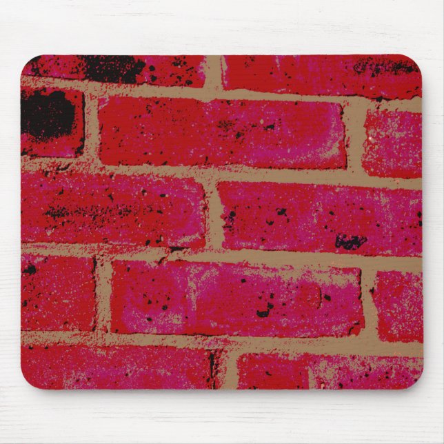 Brick Wall Mouse Mat (Front)
