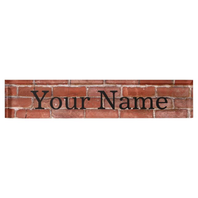 Brick Wall Nameplate (Front)