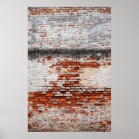 brick wall on the roadabandoned, abstract, aged,