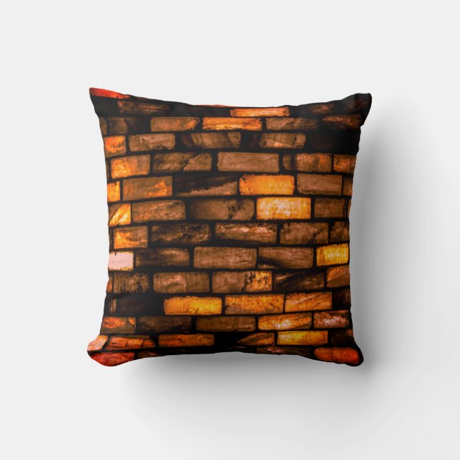 Brick Wall Pattern Cushion (Front)
