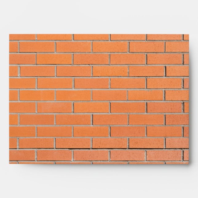 Brick wall pattern envelope (Front)