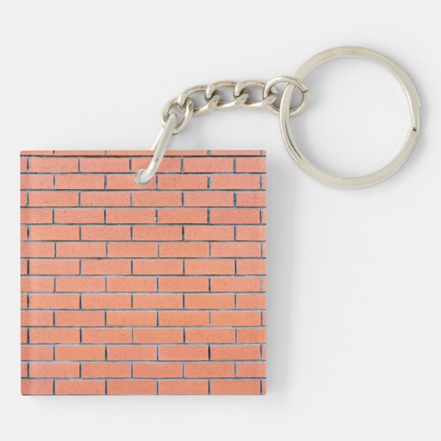 Brick wall pattern key ring (Back)