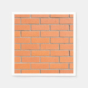 Brick wall pattern napkin