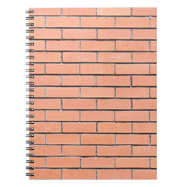 Brick wall pattern notebook (Front)