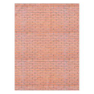 Brick wall pattern tablecloth