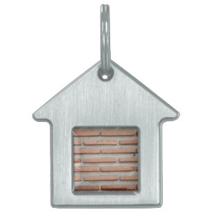 Brick wall pet ID tag