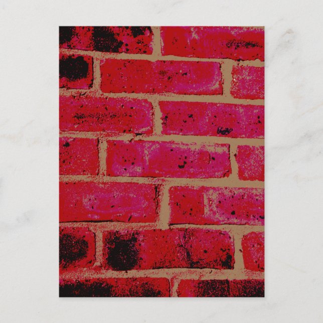 Brick wall postcard (Front)