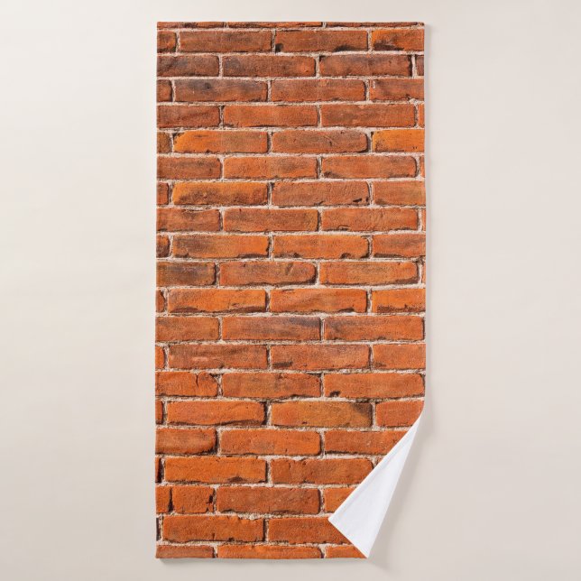 Brick wall red brick wall wall bath towel (Bath Towel)