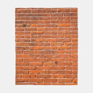Brick wall red brick wall wall fleece blanket