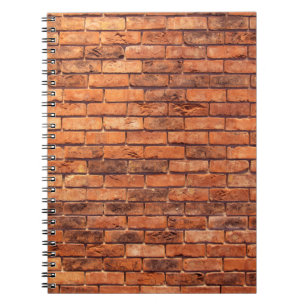 Brick wall red structure masonry notebook
