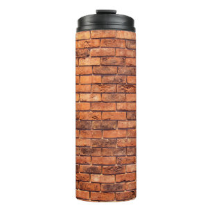 Brick wall red structure masonry thermal tumbler