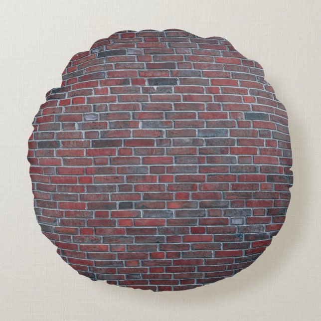 Brick wall round cushion (Front)