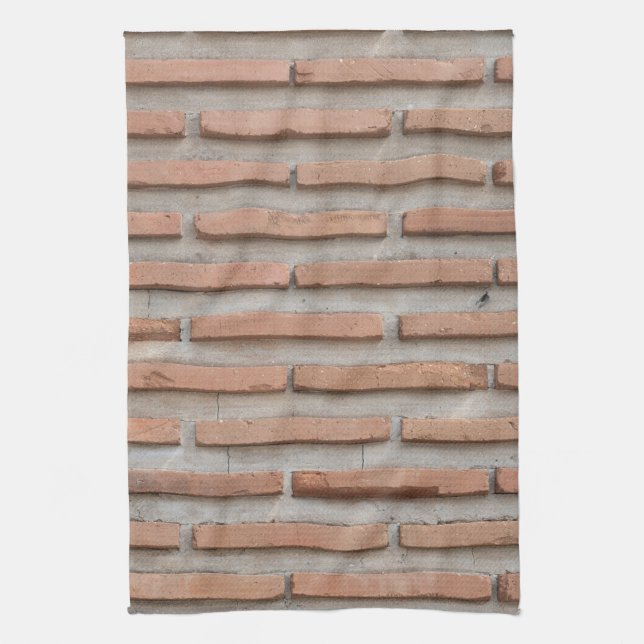 Brick wall tea towel (Vertical)