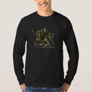 Brick Wall Tendy Goaltender Mask Ice Hockey Goalie T-Shirt