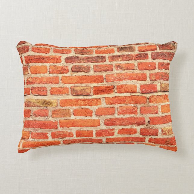 Brick wall texture brick wall decorative cushion (Front)