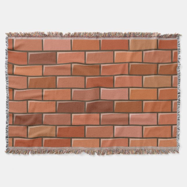 brick wall throw blanket (Front)