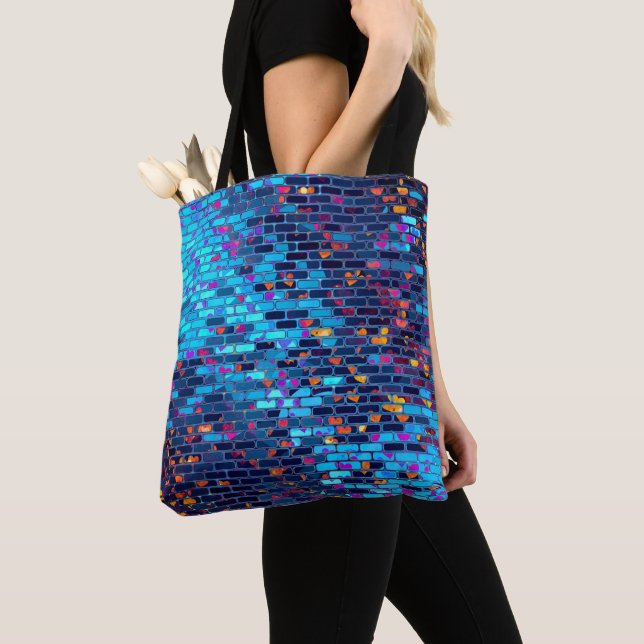 Brick Wall Tote Bag (Close Up)