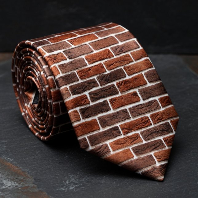 Brick Wall Urban Industrial Pattern Tie (Creator Uploaded)