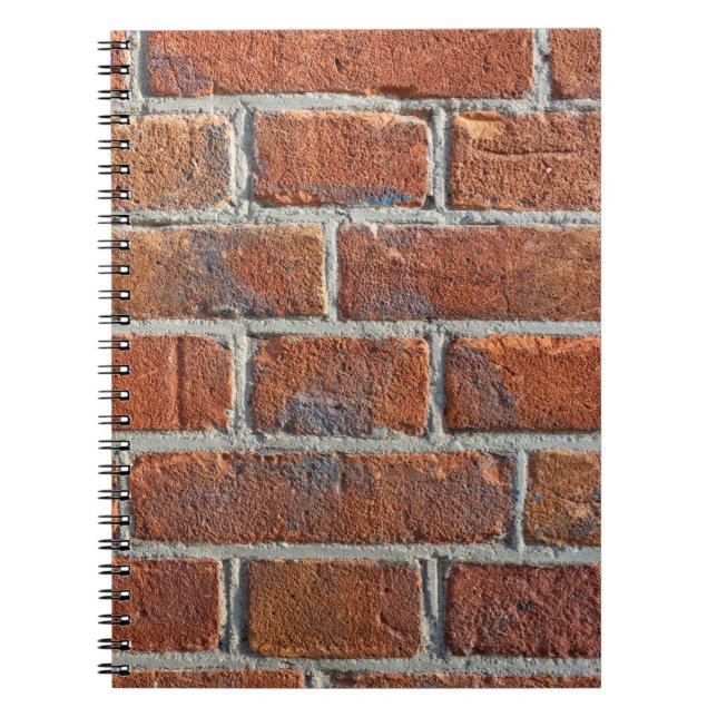 Brick wall wall brickwork masonry notebook (Front)