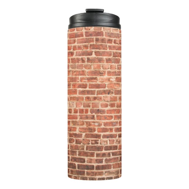 Brick Wall with Dark Gradient at Bottombrick,wall, Thermal Tumbler (Front)