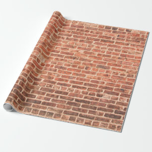 Brick Wall with Dark Gradient at Bottombrick,wall, Wrapping Paper