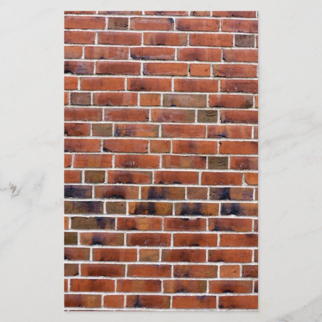 Brick wall with joints stationery (Front)
