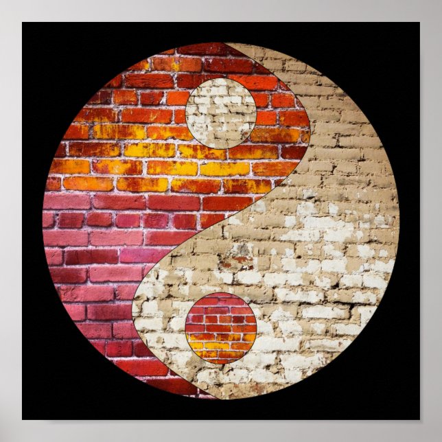 Brick Yin Yang Poster (Front)