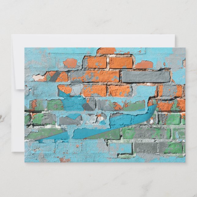 brickcore : snowboard invitation (Front)