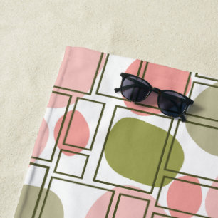 Bricked Blobs Beach Towel