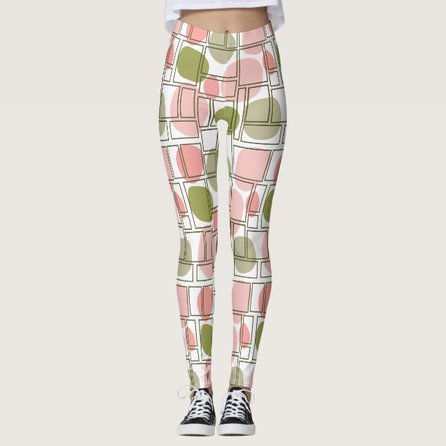 Bricked Blobs  Leggings (Front)