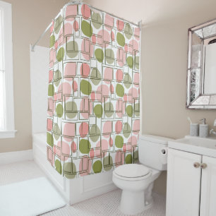 Bricked Blobs  Shower Curtain