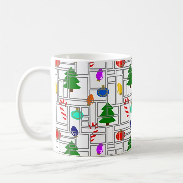 Bricked Christmas  Coffee Mug (Left)
