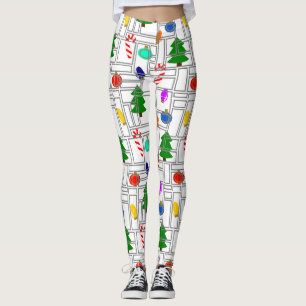 Bricked Christmas  Leggings