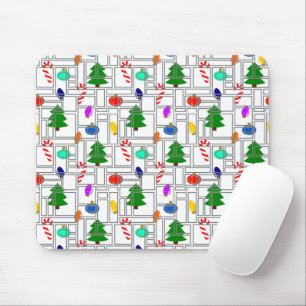 Bricked Christmas Mouse Mat