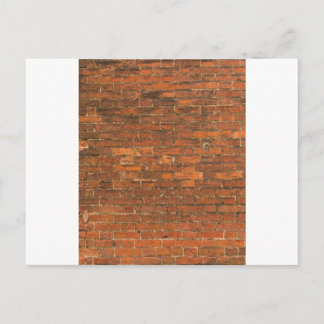 bricked postcard