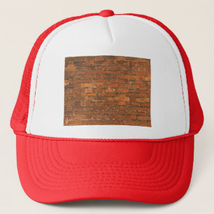 bricked trucker hat