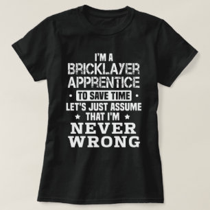 Bricklayer Apprentice T-Shirt
